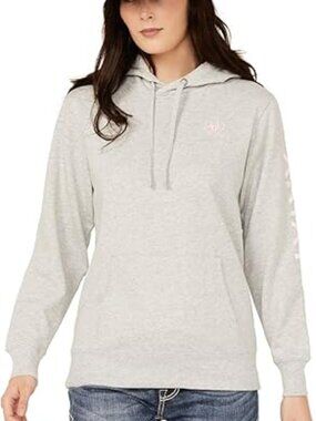 Ariat Women’s Logo Hoodie Pullover Sweatshirt Western Casual NWT | W23B28/31-40